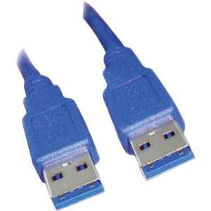  PPA Intl USB 3.0 SuperSpeed Cable AM to AM   Blue   10 