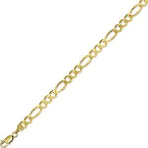   10k Gold Figaro Chain Necklace 7.0mm   20 Inch   JewelryWeb: Jewelry