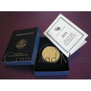 2011 American Eagle Silver Coin   In Certificate of Authenticity Box