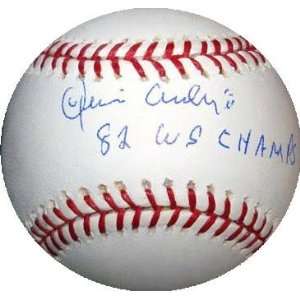 Joaquin Andujar autographed Baseball inscribed 82 WSC  