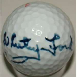    Whitey Ford SIGNED Baseball Golf Ball YANKEES: Sports & Outdoors