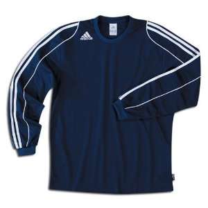 adidas Squadra II LS Soccer Jersey (Navy/White): Sports 