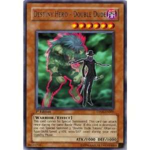 YuGiOh Duelist Aster Phoenix 1st Edition Destiny Hero Double Dude DP05 