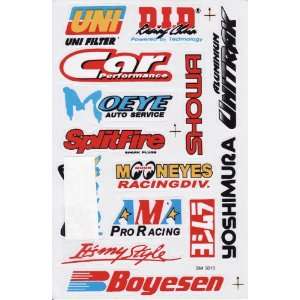   Motocross Racing Tuning Decal Sticker Sheet C75 