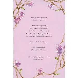  Violet Orchids Printable Invitation: Everything Else