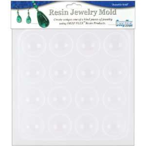    Resin Jewelry Reusable Plastic Mold 6 1/2x7 Caba