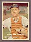 1957 Topps 323 Wes Westrum Giants PSA 7  