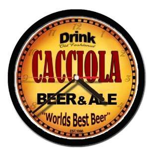  CACCIOLA beer and ale cerveza wall clock: Everything Else