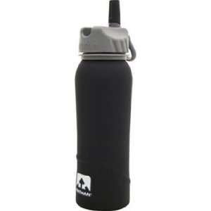  Nathan Steel Flip Straw 24Oz Matte Bk: Sports & Outdoors