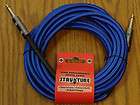 NEW Premium Woven Electric GUITAR CORD CABLE 18.5 BLUE