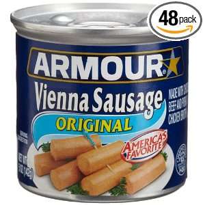 Armour Vienna Sausage, Original, 5 Ounce: Grocery & Gourmet Food