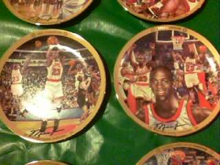 Michael Jordan Collection Chicago Bulls Upper Deck 12 plates set 