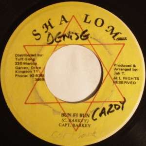 CAPTAIN BARKEY ~ BUN FI BUN ~ 45 REGGAE SAME RIDDIM  