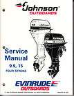 1995 Johnson/Evinru​de Service Manual  9.9, 15 hp 4 stro