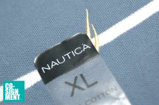 NWT Nautica Peruvian Pima Cotton Stripe Polo Shirt (XL)  