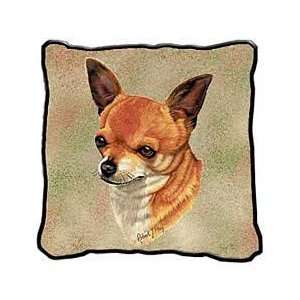  Chihuahua Pillow   17 x 17 Pillow: Home & Kitchen