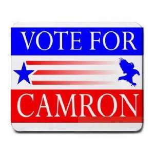  VOTE FOR CAMRON Mousepad