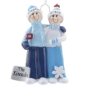  Personalized Snow Shovel Couple Christmas Ornament: Home 