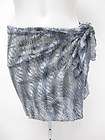 INCA BY STEPHANIE HIRSCH Blue Lace Tie Beach Sarong Sz OS