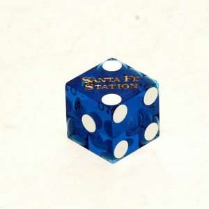  Blue Canceled Casino Dice, 19mm: Toys & Games