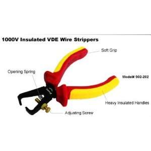   1000V Insulated Wire Stripping Pliers   adjustable: Home Improvement