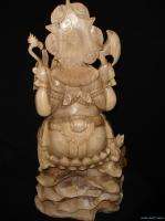 Ganesh Ganesha elephant Sculpture Balinese Fine art hand carved wood 