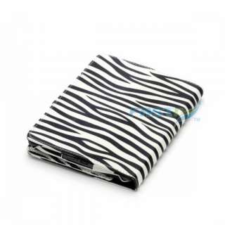 ZEBRA PU LEATHER CASE COVER FOR  KINDLE 4 WiFi WITH SLIM READING 