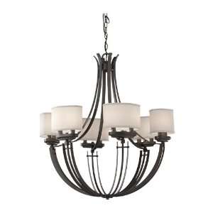   Candle 1 Tier Chandelier Lighting, 12 Light, 720 Watts, Colonial Iron