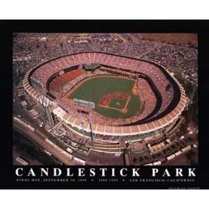  Candlestick Park Final Day 1999   Poster by Mike Smith 