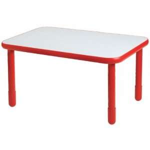   Baseline Table (Candy Apple Red) (24H x 60W x 30D): Home & Kitchen