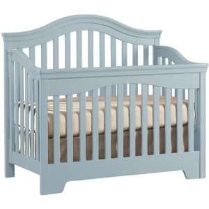  Btg Slat Crib sky Blu Lt Antique/strip: Baby