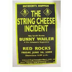  The String Cheese Incident Handbill Poster Red Rocks 