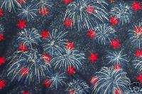 PATRIOTIC Sparkle FIREWORKS & Chenille Dress CUSTOM  