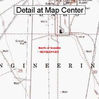   Map   North of Scoville, Idaho (Folded/Waterproof): Sports & Outdoors