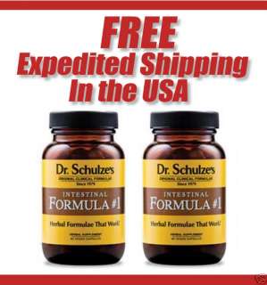 2x Dr Schulze Intestinal Formula 1 Colon Cleanse pills 308697404584 