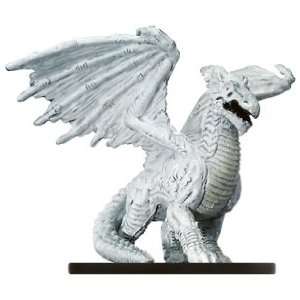    D & D Minis: Large White Dragon # 58   Night Below: Toys & Games