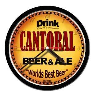  CANTORAL beer and ale cerveza wall clock: Everything Else