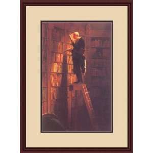  The Bookworm by Karl Spitzweg   Framed Artwork: Home 