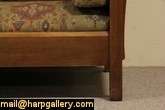 Stickley Oak Arts & Crafts Vintage Sofa or Settee  