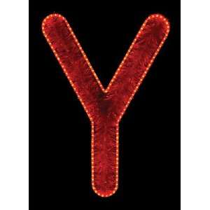   1563 Red Y Red Capital Letter Y   RL LED Lights: Home Improvement