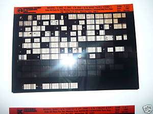 Koehring Parts Manual T350 C350 CR350 Crane Microfiche  