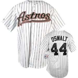  Roy Oswalt White Majestic MLB Home Black Replica Houston 