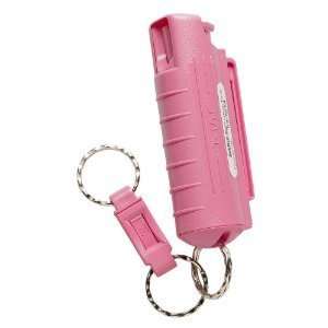  Pink Hard Case Pepper Spray with Quick Key Release 