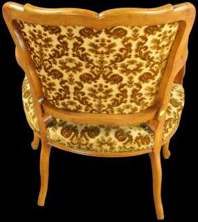 VINTAGE FRENCH COUNTRY LOUIS XV ARMCHAIR ACCENT CHAIR  