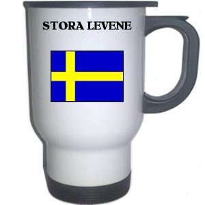  Sweden   STORA LEVENE White Stainless Steel Mug 