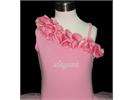 Pink Flower Girls Costume Dress Ballet Leotard Tutu Fairy Fancy Party 