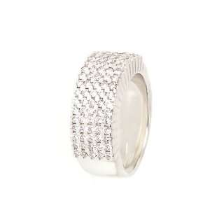  18Carati Pave style ring 1.25 ct.   AB0777 10 Jewelry