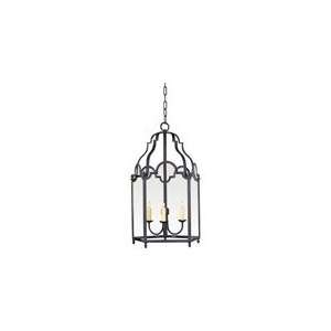  Chart House 3 Light French Market in Black Rust by Visual 