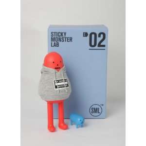   Red KIBON + Blue KE Vinyl Figure   Sticky Monster Lab Toys & Games