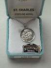 St. Charles Round Medal on 20 Chain  